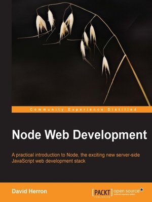 cover image of Node Web Development